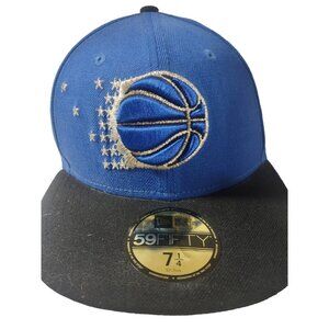 New Era Two Tone Orlando Magic NBA Fitted Cap 7 1/4 Mens